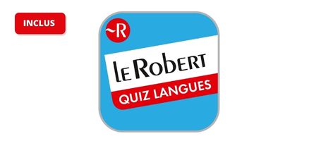 Votre application Le Robert quiz langues